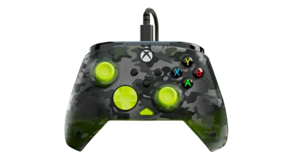 TURTLE BEACH XBOX REMATCH ŽIČNI KONTROLER CAMO ČRNO RUMENE BARVE