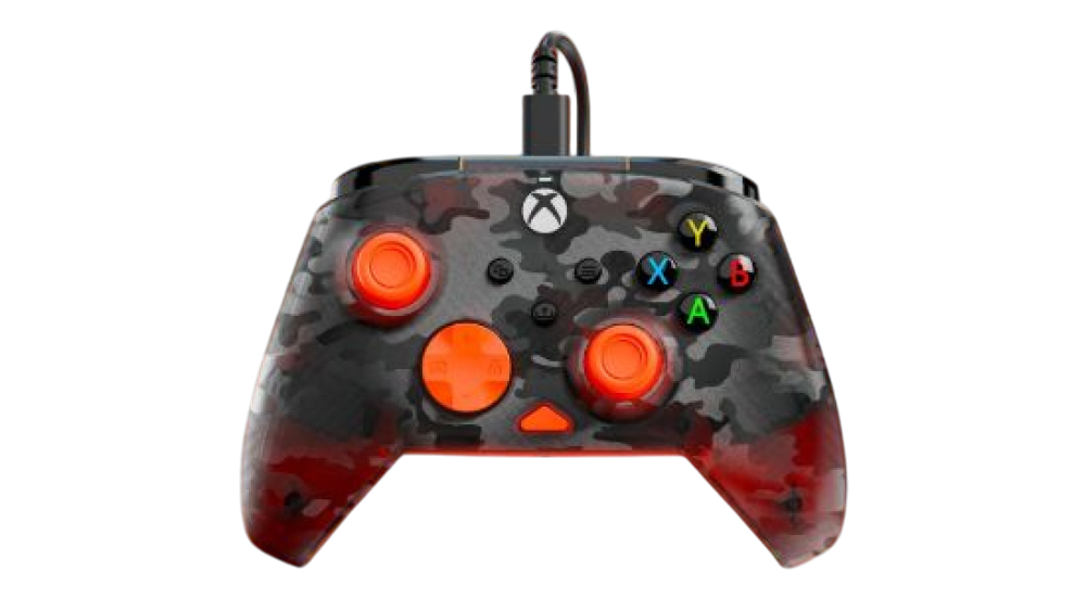 TURTLE BEACH XBOX REMATCH ŽIČNI KONTROLER CAMO ČRNO ORANŽNE BARVE