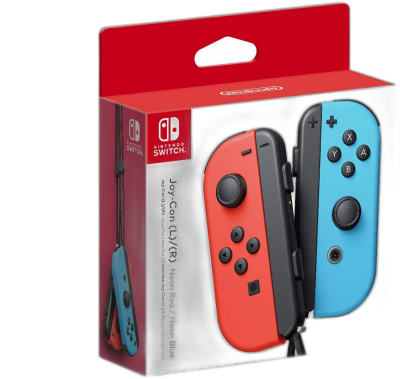 SWITCH JOY-CON PAIR NEON RED/NEON BLUE