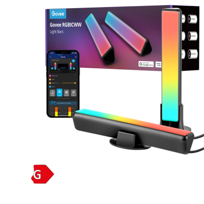 GOVEE RGBICWW WIFI + BLUETOOTH FLOW PLUS svetlobne palice