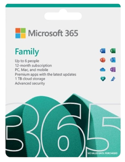 FPP Microsoft 365 Family, letna naročnina, slovenski jezik