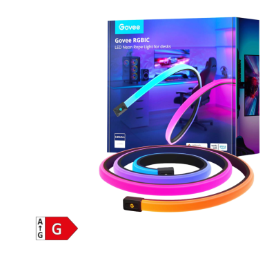 GOVEE RGBIC LED NEON svetlobni trak za dekoracijo mize 3M