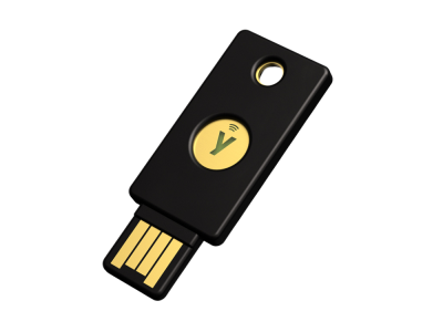 Varnostni ključ Yubico Security Key NFC, FIDO2 U2F, USB-A, črn