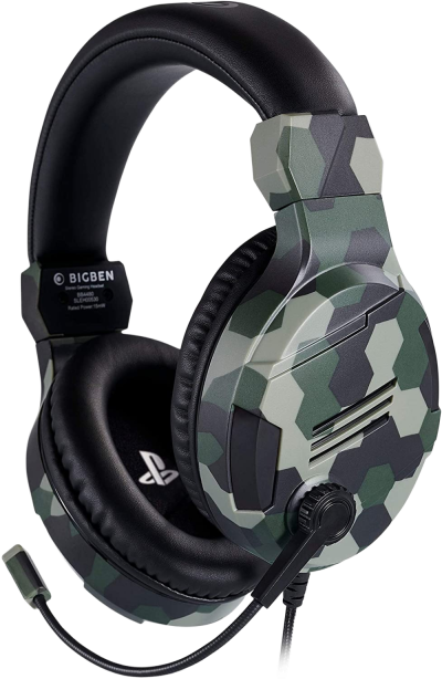 BIGBEN STEREO GAMING ŽIČNE SLUŠALKE V3, ZELENE