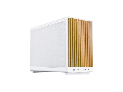 Računalniško ohišje Lian Li DAN Cases A3 Wood, Mesh, Micro-ATX, belo