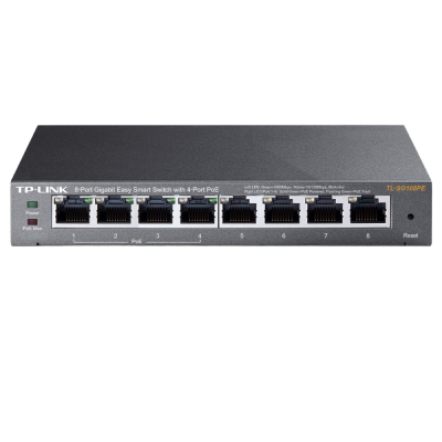 TP-LINK TL-SG108PE Easy Smart 8-port gigabit 4xPoE+ 64W mrežno stikalo-switch