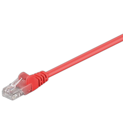 GOOBAY U/UTP CAT 5e patch 1,5m rdeč mrežni povezovalni kabel