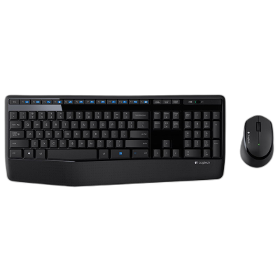 
LOGITECH MK345 brezžična črna slo tisk tipkovnica + miška