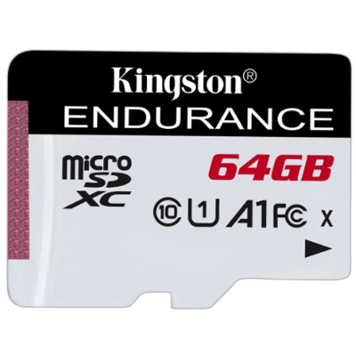 KINGSTON High Endurance microSD 64GB Class 10 UHS-I U3 (SDCE/64GB) spominska kartica

