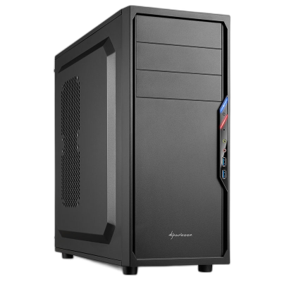 SHARKOON VS4-V midiATX črno ohišje