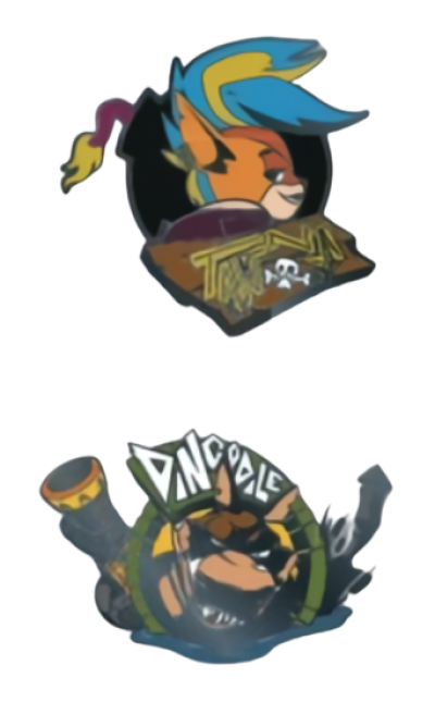 MERCHANDISE CRASH BANDICOOT 2020 1.3 znački