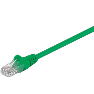 GOOBAY U/UTP CAT 5e patch 1 m zeleni mrežni povezovalni kabel