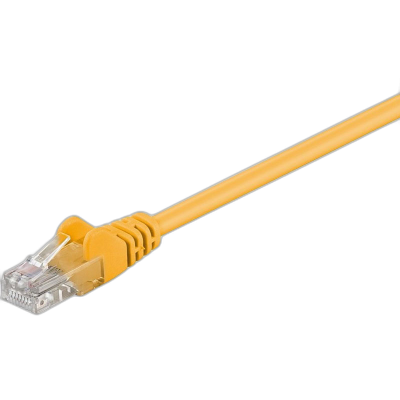 GOOBAY U/UTP CAT 5e patch 0,5 m rumen mrežni povezovalni kabel