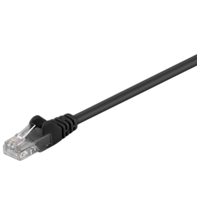 GOOBAY U/UTP CAT 5e patch 0,5 m črn mrežni povezovalni kabel