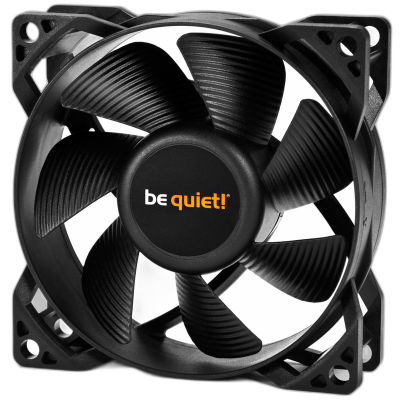 BE QUIET! Pure Wings 2 (BL044) 80mm 3-pin črn ventilator