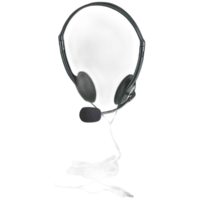 MANHATTAN Stereo 3,5mm žične z mikrofonom slušalke