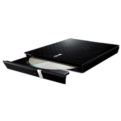ASUS SDRW-08D2S-U LITE SLIM (90-DQ0435-UA221KZ) DVD-RW USB črn zunanji zapisovalec