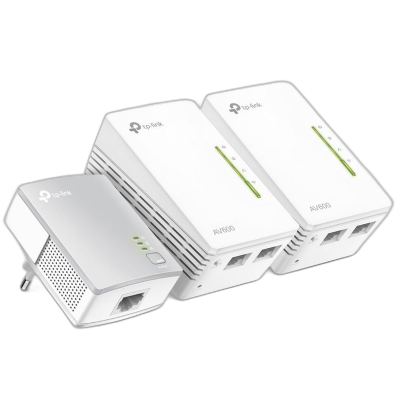 TP-LINK TL-WPA4220 TKIT AV600 300Mbps brezžični 3-pack powerline starter kit adapter