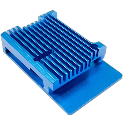 INTER-TECH ODS-721 za RASPBERRY Pi 4 modro ohišje