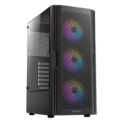 ANTEC AX20 Midi-T ATX RGB (0-761345-10060-1) okno gaming črno ohišje