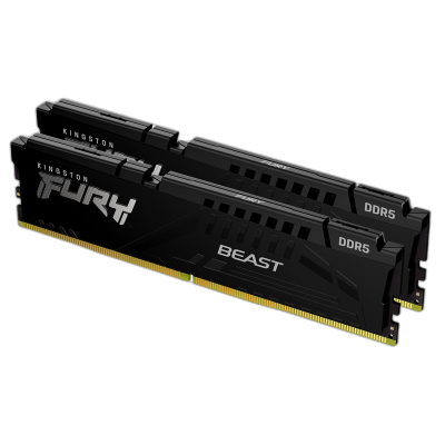 KINGSTON Fury Beast Black 64GB (2x32GB) 6000MT/s DDR5 CL38 EXPO KF560C36BBEK2-64 ram pomnilnik