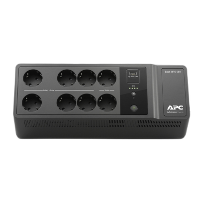 APC Back-UPS BE650G2-GR BE 650VA 400W 8xSchuko CEE7 USB prenapetostna zaščita razdelilec brezprekinitveno napajanje