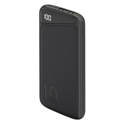 GOOBAY PowerBank Slimline 10.000 mAh črna prenosna baterija