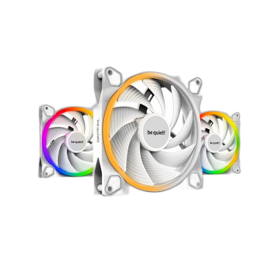 BE QUIET! LIGHT WINGS White High-Speed (BL103) triple pack RGB 140mm 4-pin PWM beli ventilator