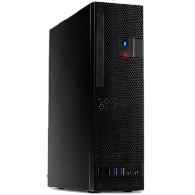 INTER-TECH S-331 Desktop črno ohišje