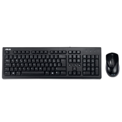 ASUS U2000 USB žična črna slovenska tipkovnica + miška