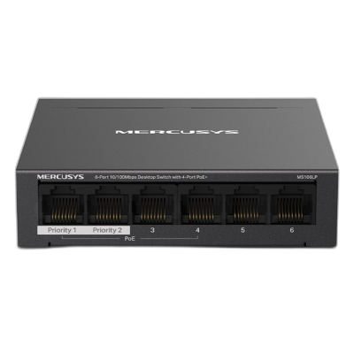 MERCUSYS MS106LP 6-port 4xPoE+ 40W mrežno stikalo-switch