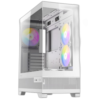 ANTEC CX700 RGB ELITE Mid-Tower okno belo gaming ohišje