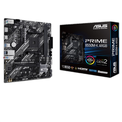 ASUS Prime B550M-K ARGB AM4 DDR4 mATX osnovna plošča