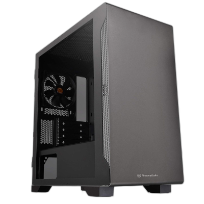 THERMALTAKE S100 Micro-ATX okno črno ohišje