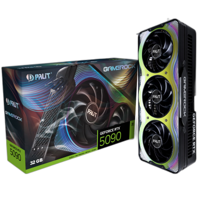 PALIT GameRock GeForce RTX 5090 32GB GDDR7 OC ARGB gaming grafična kartica
