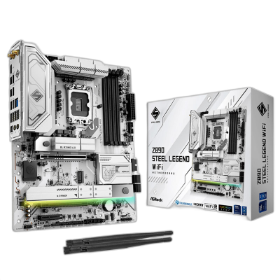 ASROCK Z890 Steel Legend WIFI LGA1851 DDR5 gaming RGB ATX osnovna plošča