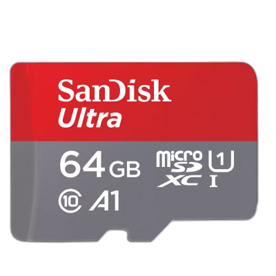 SANDISK Ultra microSDXC 64GB UHS-I FHD SD adapter (SDSQUAB-064G-GN6MA) spominska kartica