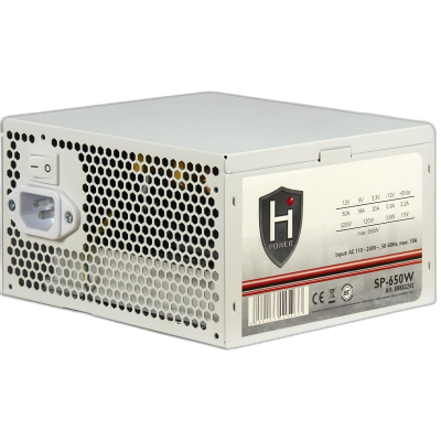 INTER-TECH HIPOWER SP-650W ATX bel napajalnik - bulk pakiranje
