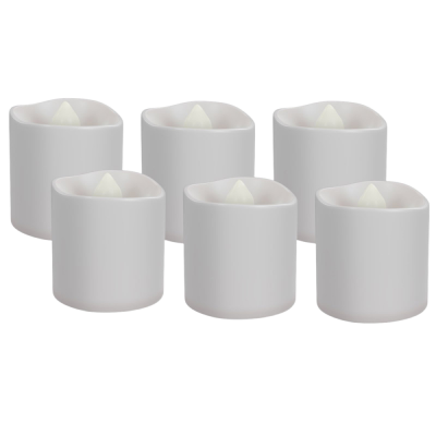 GOOBAY LED 4.2x3.9cm set 6 namizna bela baterijska sveča