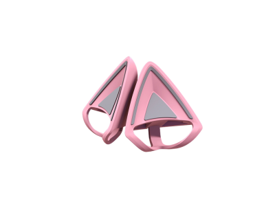 Dodatek za slušalke Razer Kitty Ears V2 Quartz, roza