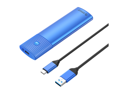 Zunanje ohišje za M.2 SATA 2230-2280 v USB 3.2 Gen1 Type-C, 5Gbps, aluminij, modro, ORICO PWM2