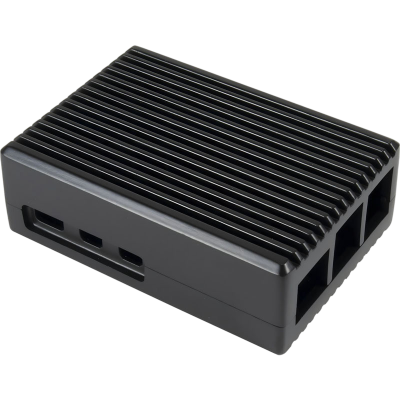 INTER-TECH ODS-739 črno ohišje za RASPBERRY Pi 5