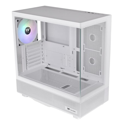 THERMALTAKE View 270 TG ARGB Snow Mid-ATX okno belo ohišje