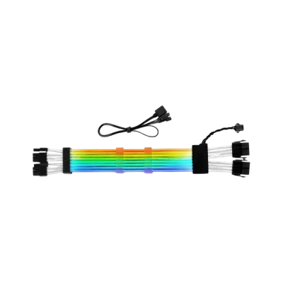 Sharkoon XTEND 16 6+2pin 0,3m RGB podaljšek za grafično kartico