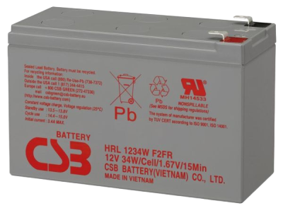 UPS baterija, 12V, 9Ah, HITACHI-CSB HRL 1234W