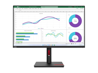 LENOVO ThinkVision T32h-30 31.5inch IPS 16:9 2560x1440 60Hz 350cd/m2 1000:1 4ms 1xHDMI 2.1 1xDP 1.4 USB HUB 1xRJ45 99 sRGB 3Y