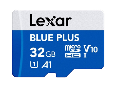 Spominska kartica Lexar BLUE PLUS, Micro SDHC, 32GB, 100MB/s, U1, V10, A1, UHS-I, z adapterjem