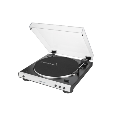 Gramofon Audio-Technica AT-LP60XBTWH, Bluetooth, črno-bel