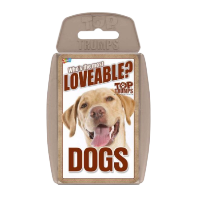 WINNING MOVES DOGS TOP TRUMPS namizna igra