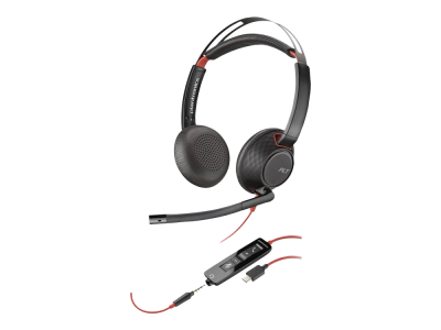Slušalke Poly Blackwire C5220 USB-C/A slušalke +kabel